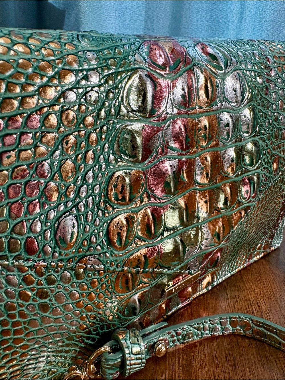 Brahmin EUC Wendy- Soulful - Multi Color Metallic - EXCLUSIVE - Crossbody/Clutch